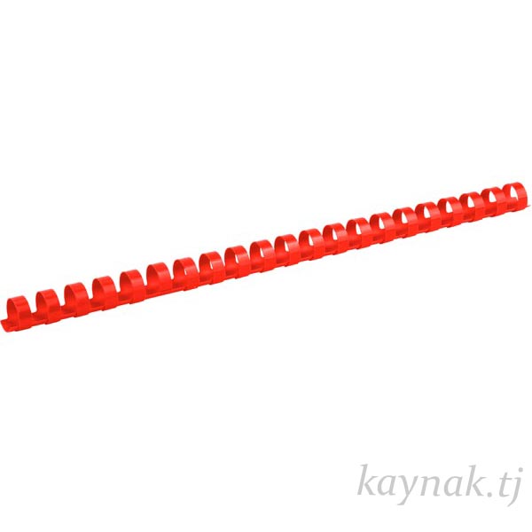 Пружина пластиковая Axent 2914  14 мм, красная, 100 штук