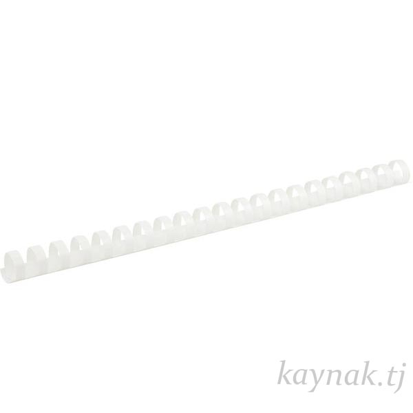 Пружина пластиковая Axent 2916, 16 мм, белая, 100 штук