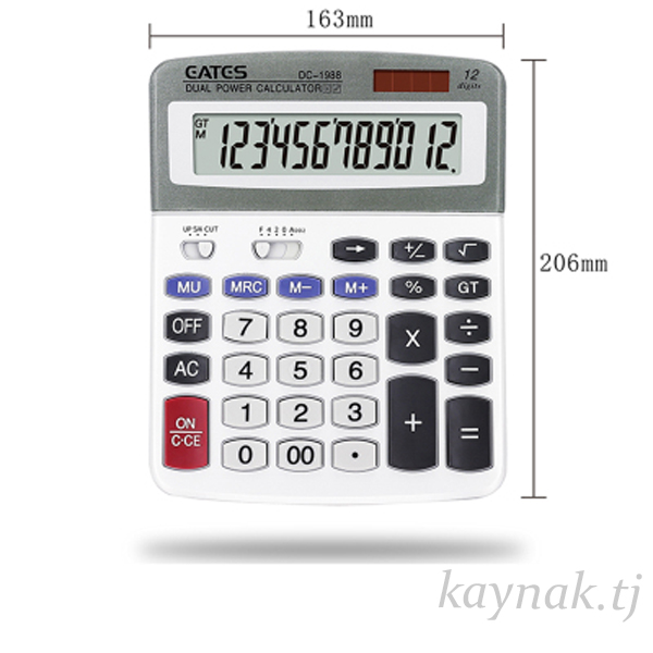 калькулятора EATES dc-1988 для офисных финансов и бухгалтерского