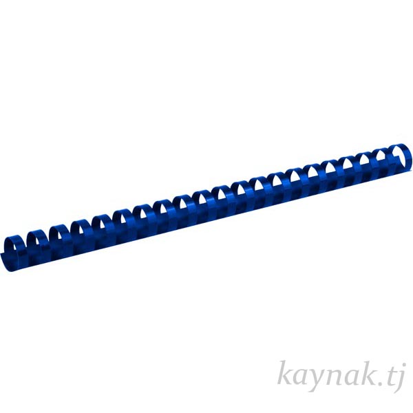 Пружина пластиковая Axent 2919, 19 мм, синяя, 100 штук
