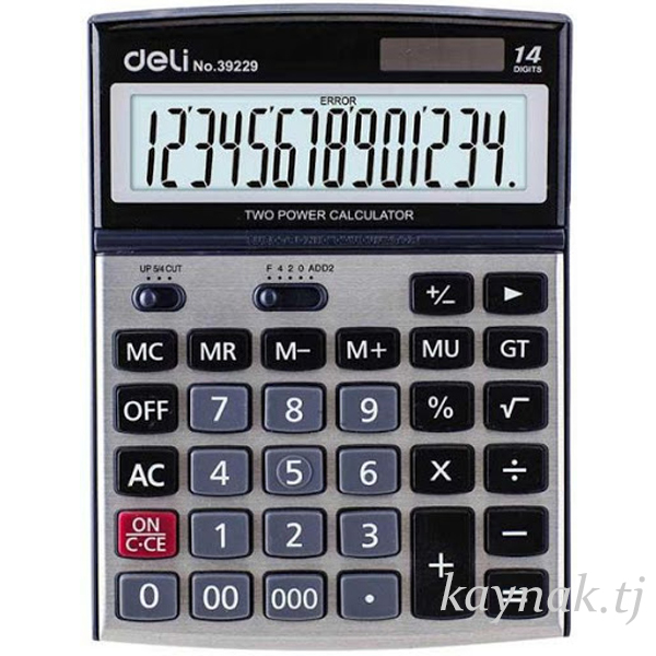 Калькулятор 14 разряд. Deli 39229